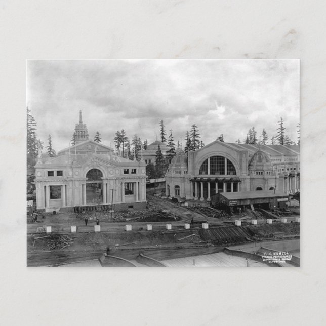 Carte Postale Exposition Alaska-Yukon-Pacifique 1908 Vintage (Devant)