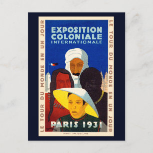Carte Postale Exposition coloniale Paris 1931