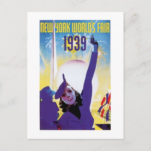 Carte Postale Exposition universelle de New York, 1939 (Devant)