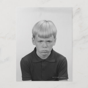 Carte Postale Expression de Boy Facial