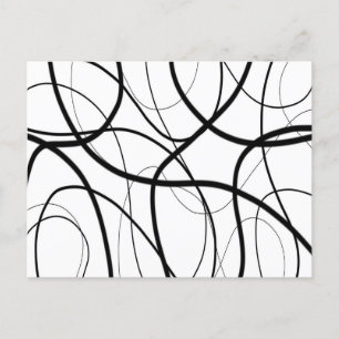 Carte Postale Expression en noir et blanc