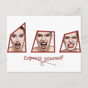 Carte Postale Exprimez-vous