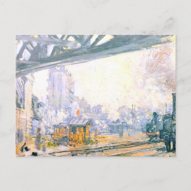 Carte Postale Extérieur de la gare Saint-Lazare (Devant)