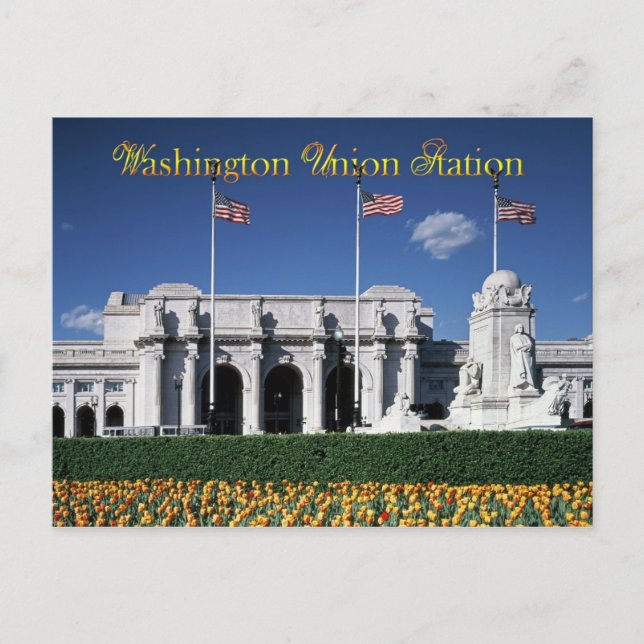 Carte Postale Extérieur de la gare Union, Washington, D.C. (Devant)