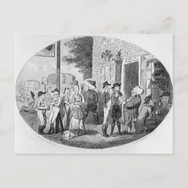 Carte Postale Extérieur de l'ancienne taverne Casquette (Devant)