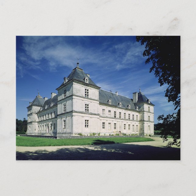 Carte Postale Extérieur du château, construit c.1546 (Devant)