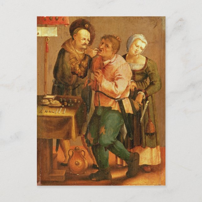 Carte Postale Extraction des dents (Devant)