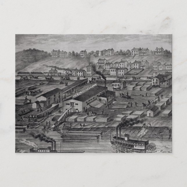 Carte Postale Extrait de 'Atlas illustré du Haut Ohio (Devant)