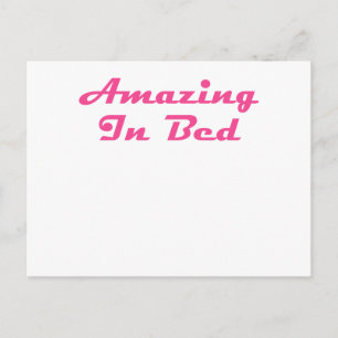 Carte Postale Extraordinaire Dans Le Lit