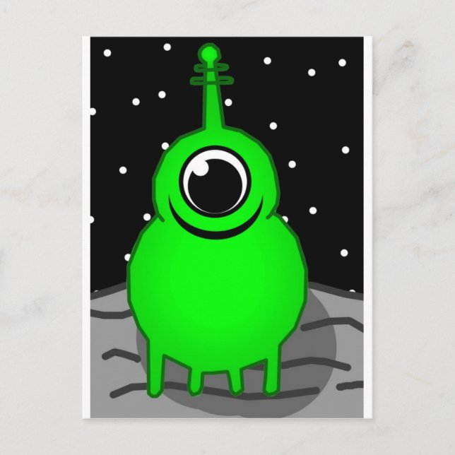 Carte Postale Extraterrestre (Devant)