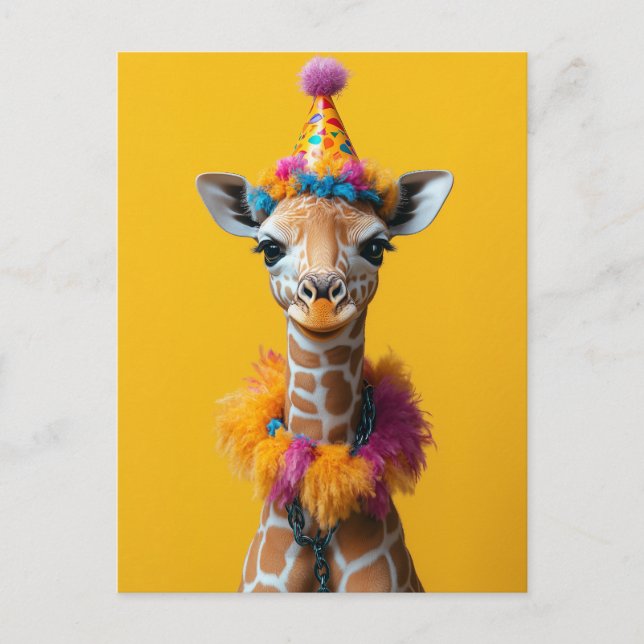 Carte Postale Extravaganza Giraffe (Devant)