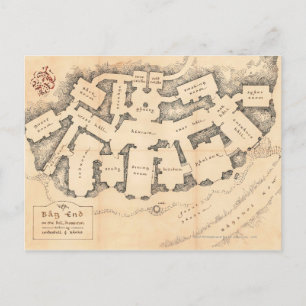 Carte Postale extrémité du sac