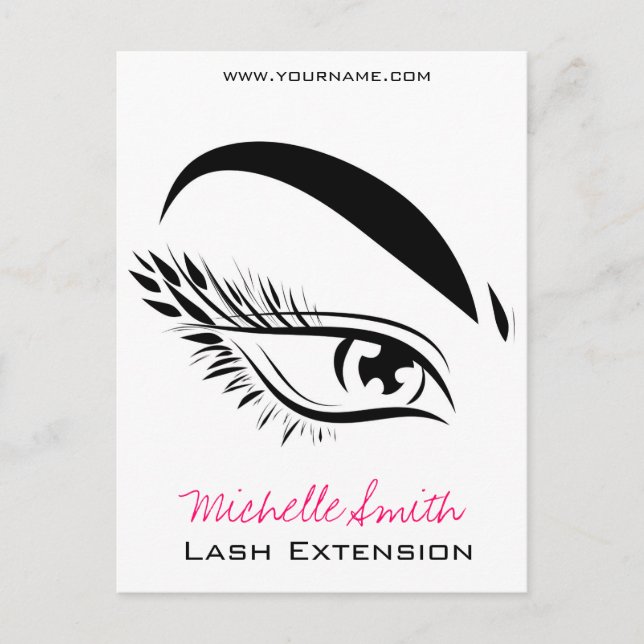 Carte Postale Eye Sketch Mascara Lash Extension (Devant)