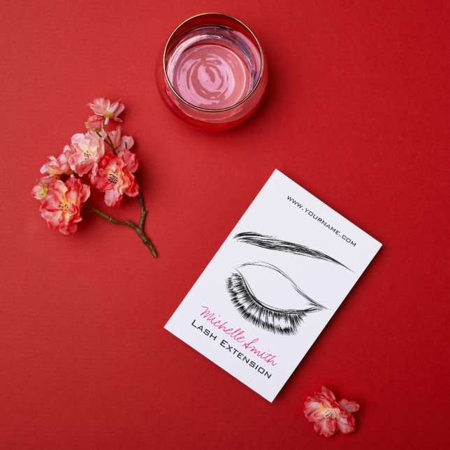 Carte Postale Eye Sketch Mascara Lash Extension (Créateur téléchargé)