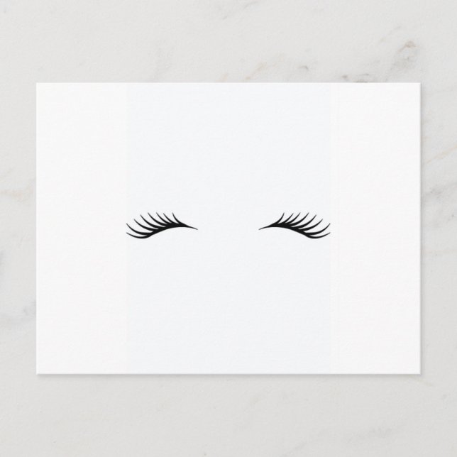 Carte Postale Eyelashes (Devant)