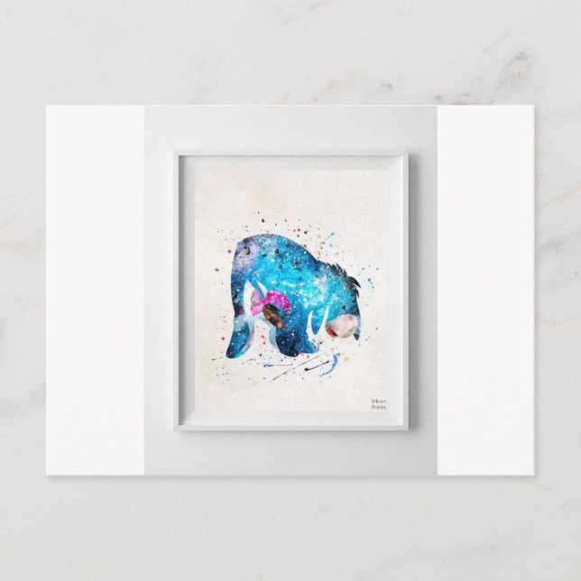 Carte Postale Eyeore (Devant)