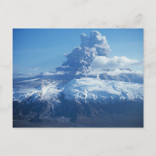 Carte Postale Eyjafjallajökull Éruption volcanique Islande