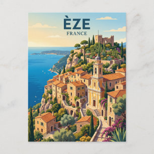 Carte Postale Èze Village France