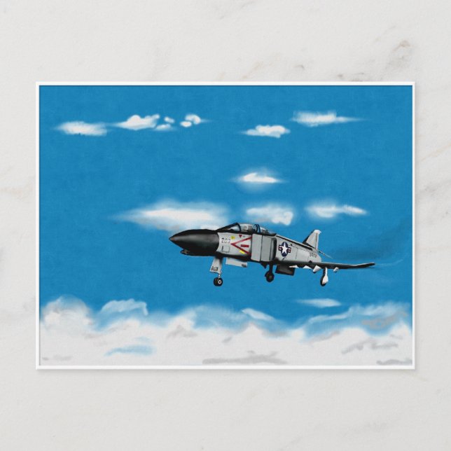 Carte Postale F4 Phantom Navy Jet Fighter (Devant)