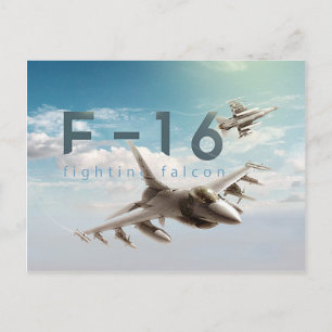 Carte Postale F-16 Faucon combattant