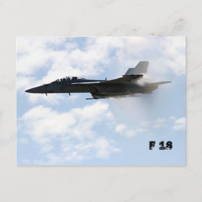 Carte Postale F 18 Barrière sonore (Devant)