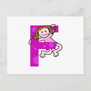 Carte Postale F est pour