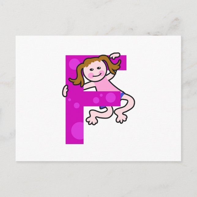 Carte Postale F est pour (Devant)