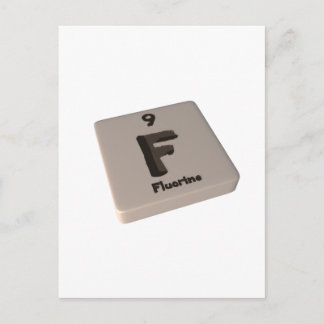 Carte Postale F fluorine