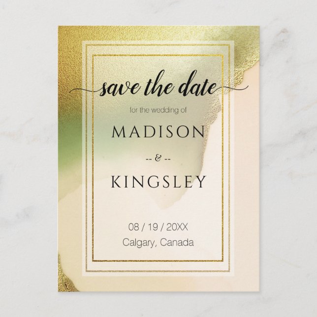 Carte Postale Fab Chartreuse 🤵 audacieux et élégant Mariage bud (Devant)