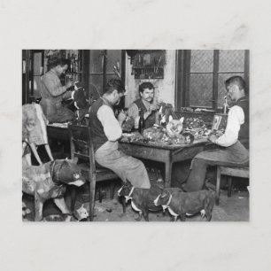 Carte Postale Fabricants de jouets allemands, début des années 1