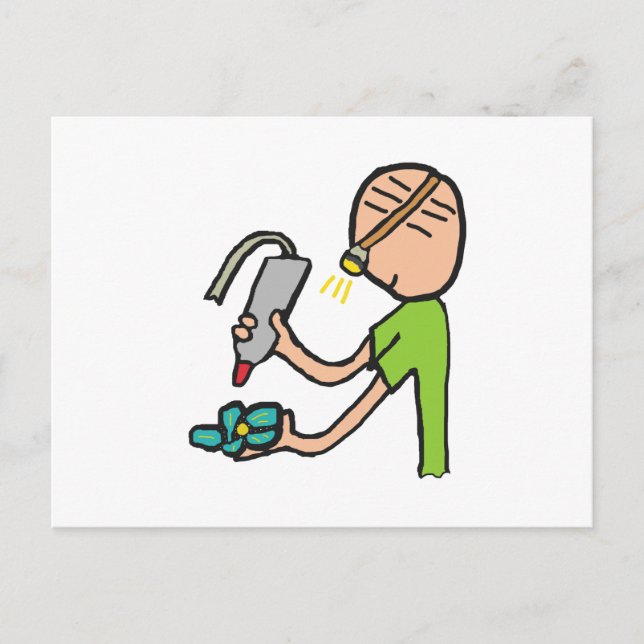 Carte Postale Fabrication de bijoux (Devant)