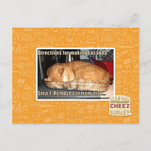 Carte Postale Fabrication du lasagne