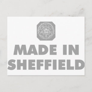 Carte Postale Fabriqué à Sheffield