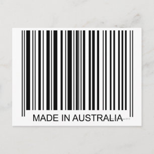 Carte Postale Fabriqué en Australie