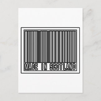 Carte Postale Fabriqué En Écosse