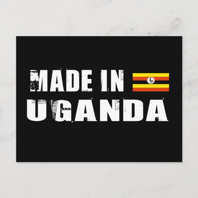 Carte Postale Fabriqué en Ouganda (Devant)