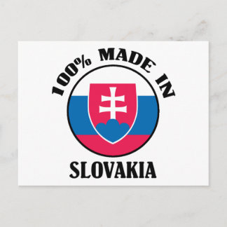 Carte Postale Fabriqué En Slovaquie