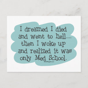 Carte Postale Fac de Médecine ou Enfer ?