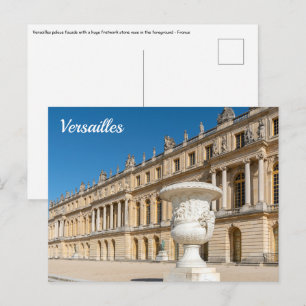 Carte Postale Façade du château de Versailles - France