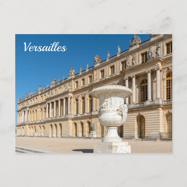 Carte Postale Façade du Château de Versailles - France (Devant)
