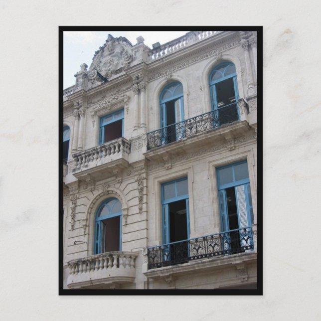 Carte Postale façade havana (Devant)
