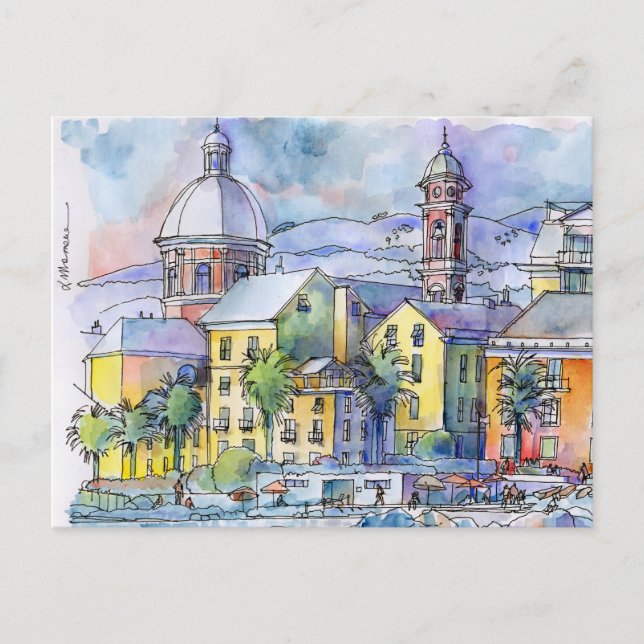Carte Postale Faccier la dipinte (Devant)