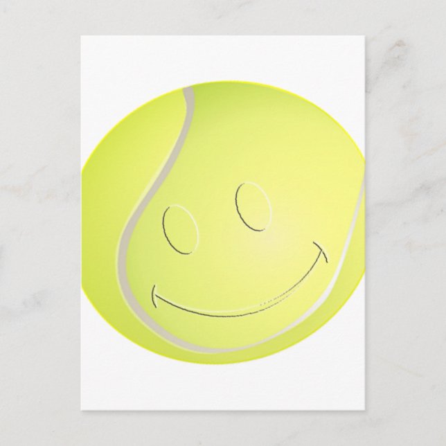 CARTE POSTALE FACE AU TENNIS BALL (Devant)