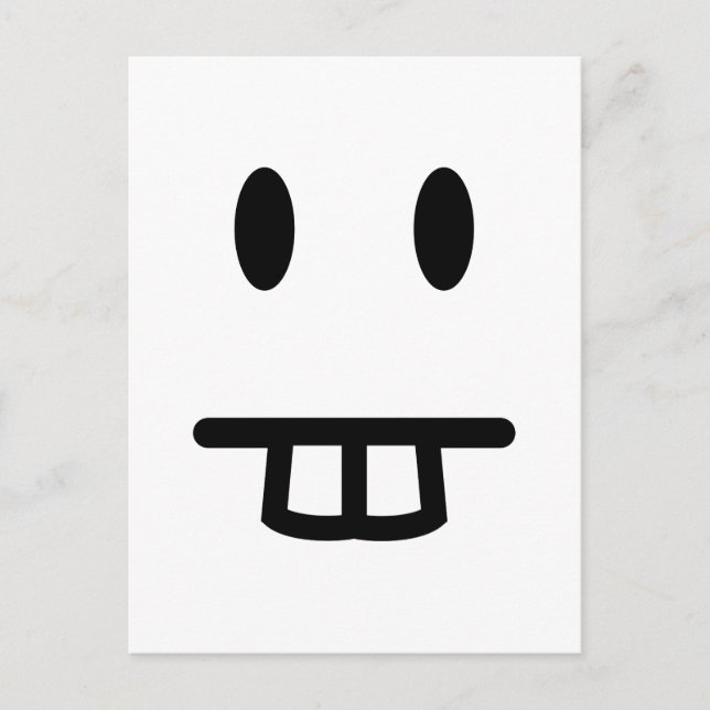 Carte Postale Face de dent (Devant)