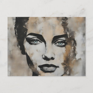 Carte Postale Face de la dame