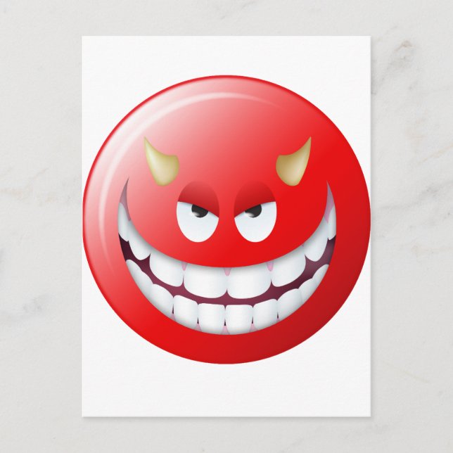 Carte Postale Face diabolique 2 (Devant)