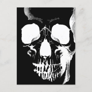 Carte Postale Face du crâne