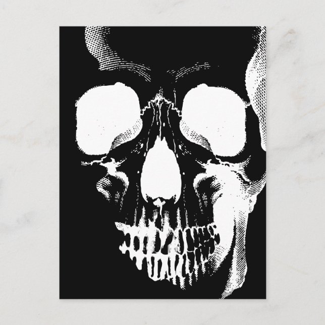 Carte Postale Face du crâne (Devant)
