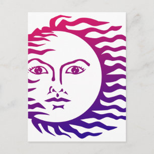 Carte Postale Face solaire