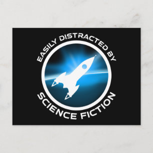 Carte Postale Facilement Distrait Par La Science-Fiction